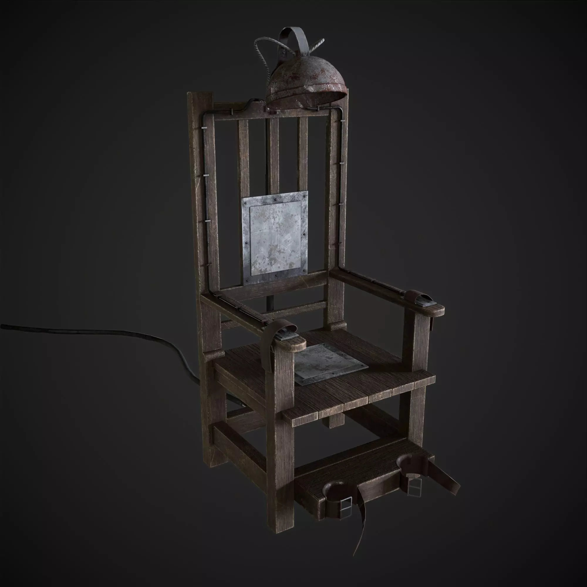 Electric Chair 3D model_0