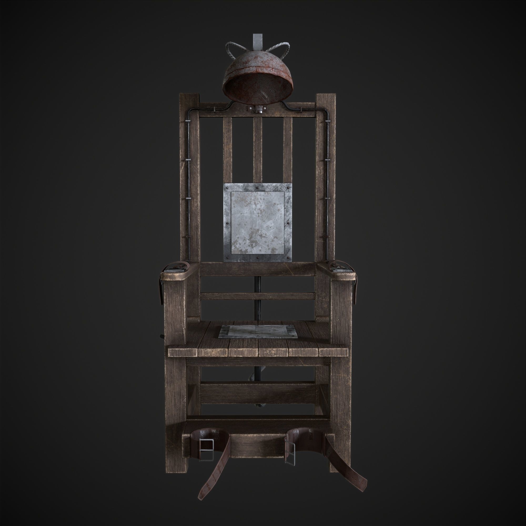 Electric Chair 3D model_1