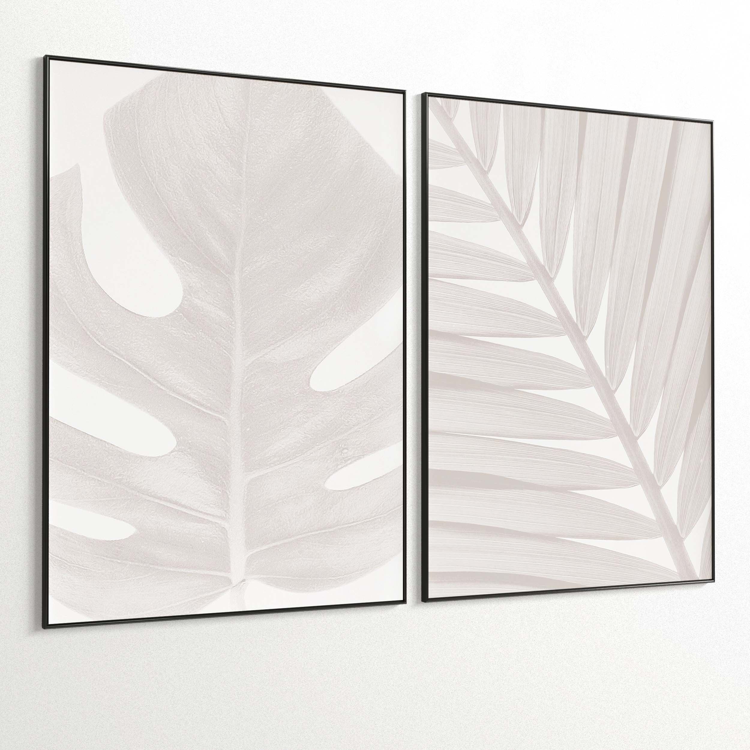 Plaster Two Photo Frame 459 Low-poly 3D model_4