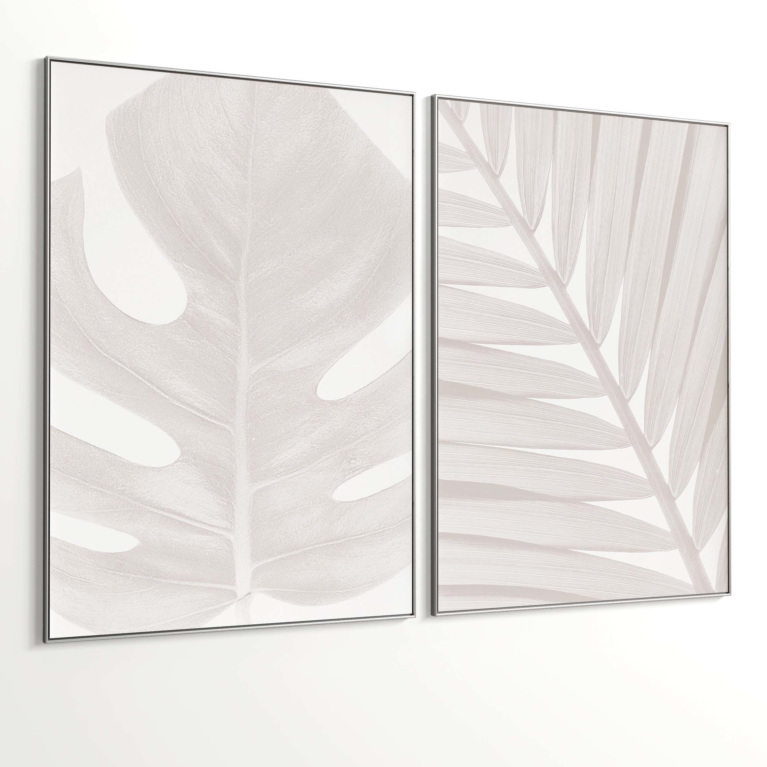 Plaster Two Photo Frame 459 Low-poly 3D model_5