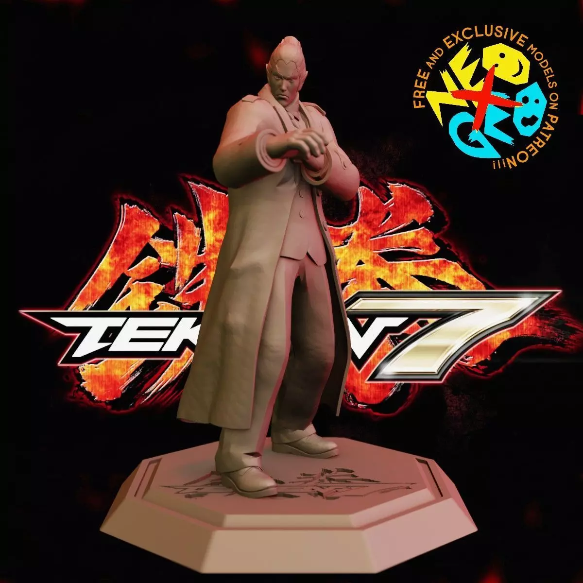 KAZUYA - TEKKEN 7 3D print model_0