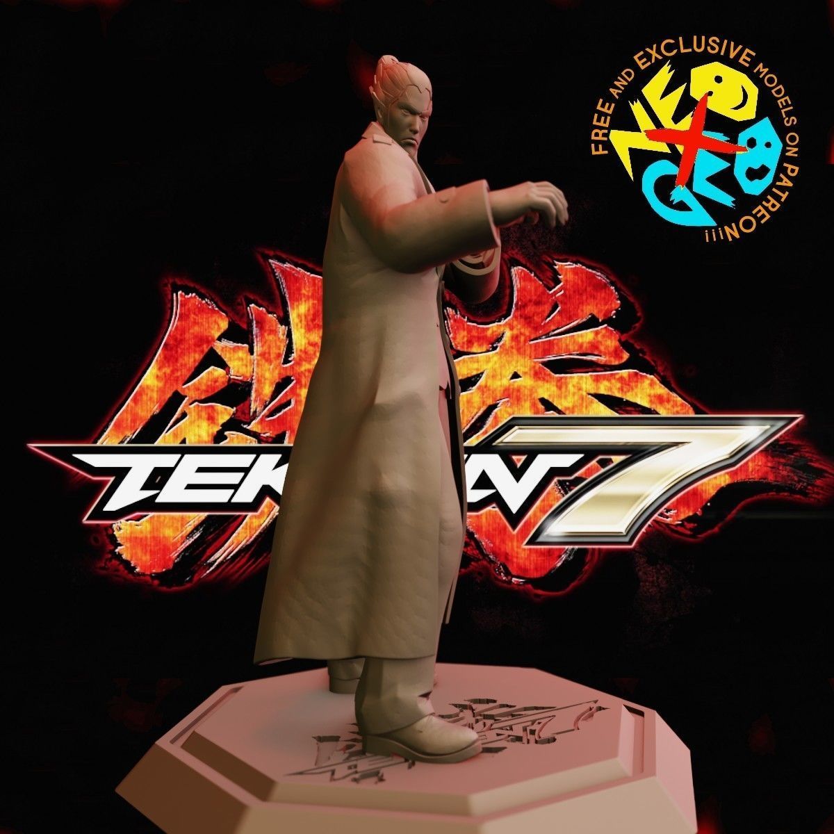 KAZUYA - TEKKEN 7 3D print model_2