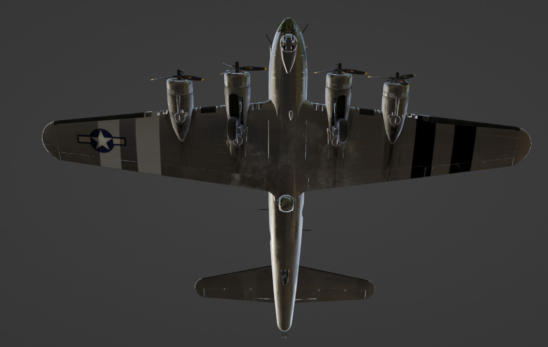 B-17G Flying Fortress Heavens Above 3D model_5