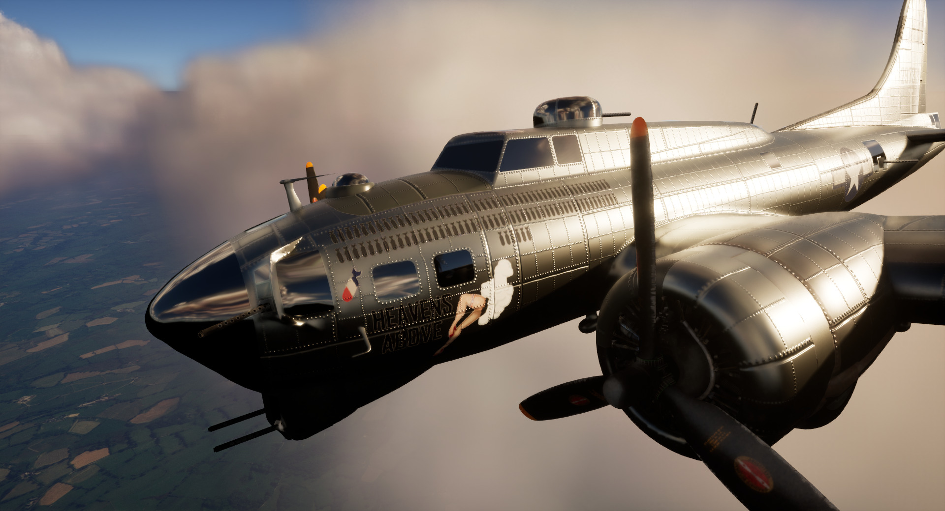 B-17G Flying Fortress Heavens Above 3D model_9