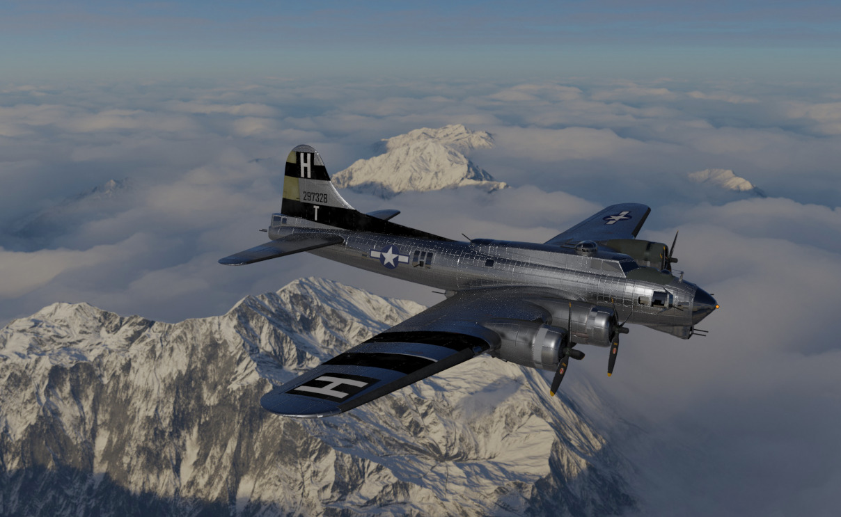 B-17G Flying Fortress Heavens Above 3D model_1
