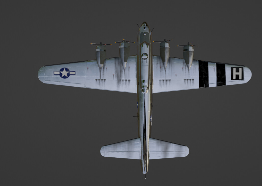 B-17G Flying Fortress Heavens Above 3D model_3