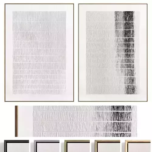 Plaster Two Photo Frame 461