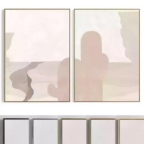 Plaster Two Photo Frame 462