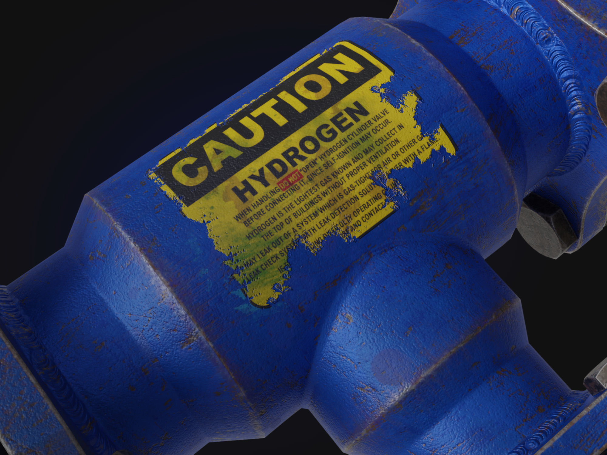 sledgehammer Low-poly 3D model_10