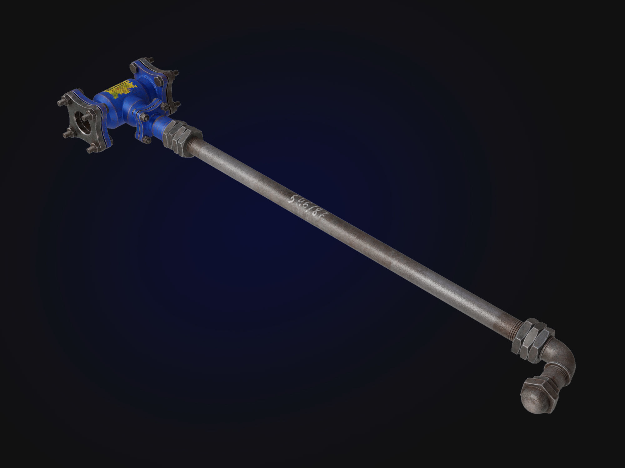 sledgehammer Low-poly 3D model_8