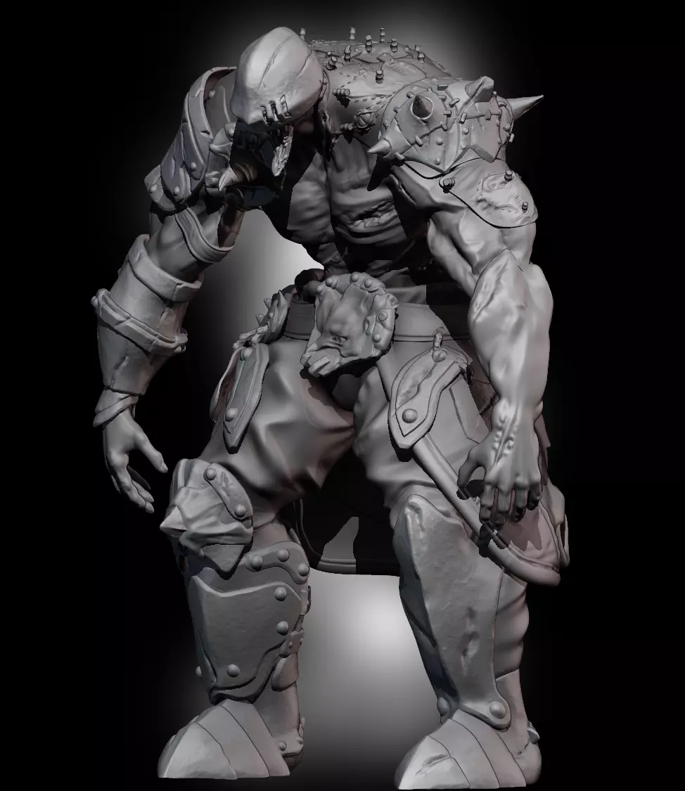 Leather Golem 3D print model