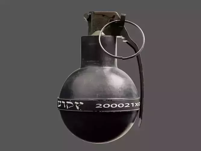 Israel Rubber Ball Grenade - Stinger grenade - Tear Gas grenade