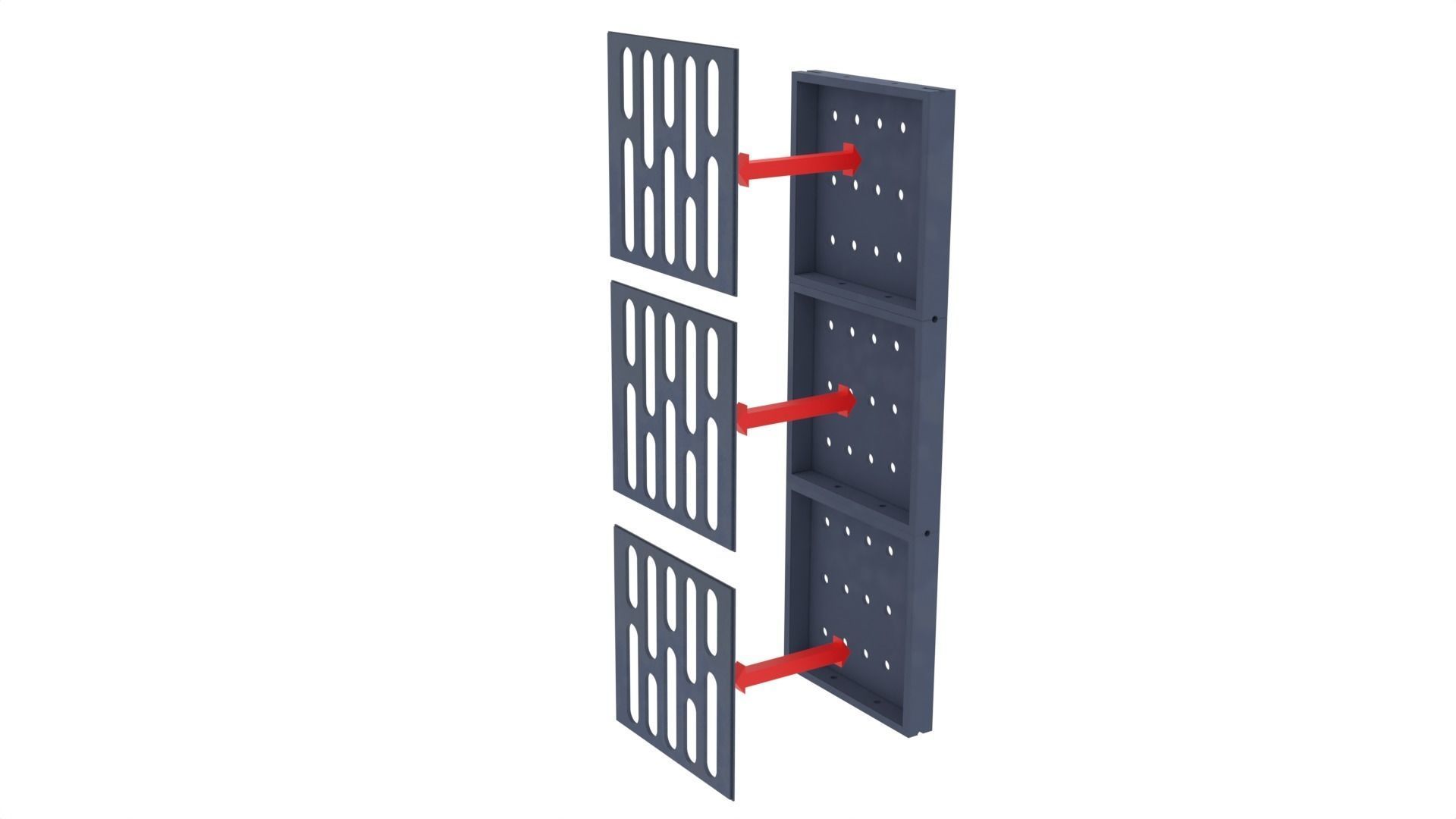 Set 6 - Death Star Conference Room 1-6 scale Hottoys 3D print model_41