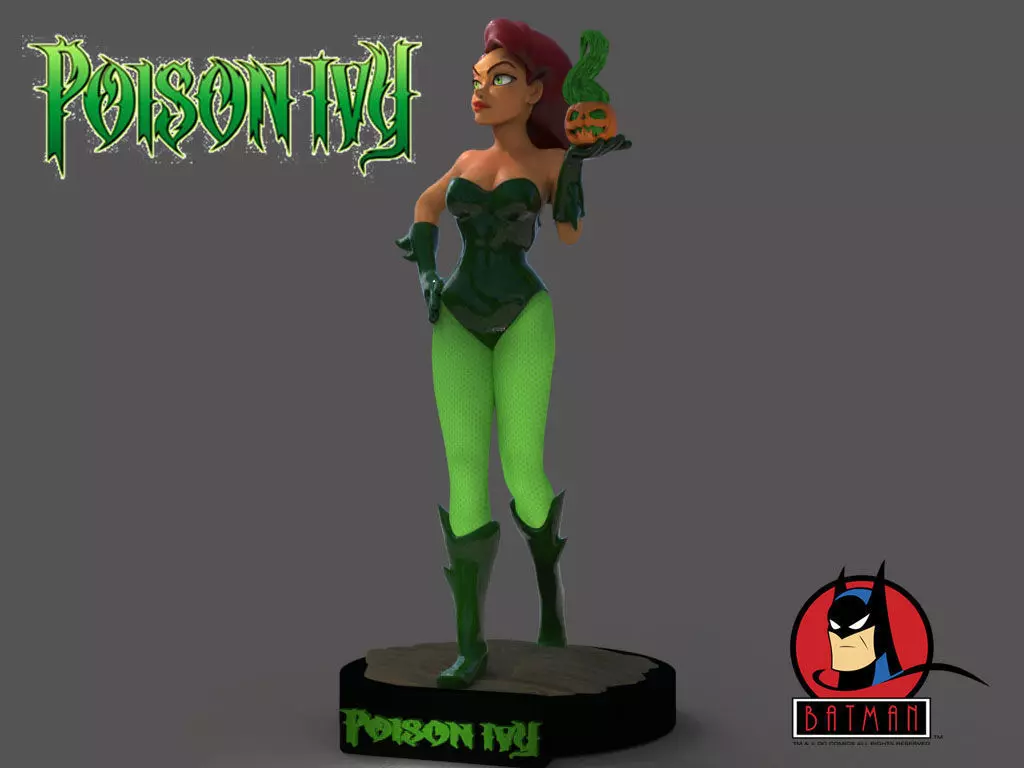 Poison Ivy Animated Series 3D print model