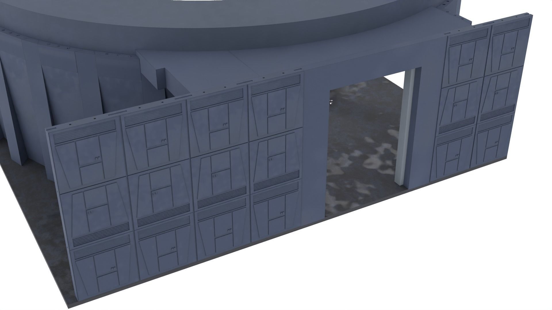 Set 6 - Death Star Conference Room 1-12 scale Blackseries  3D print model_29