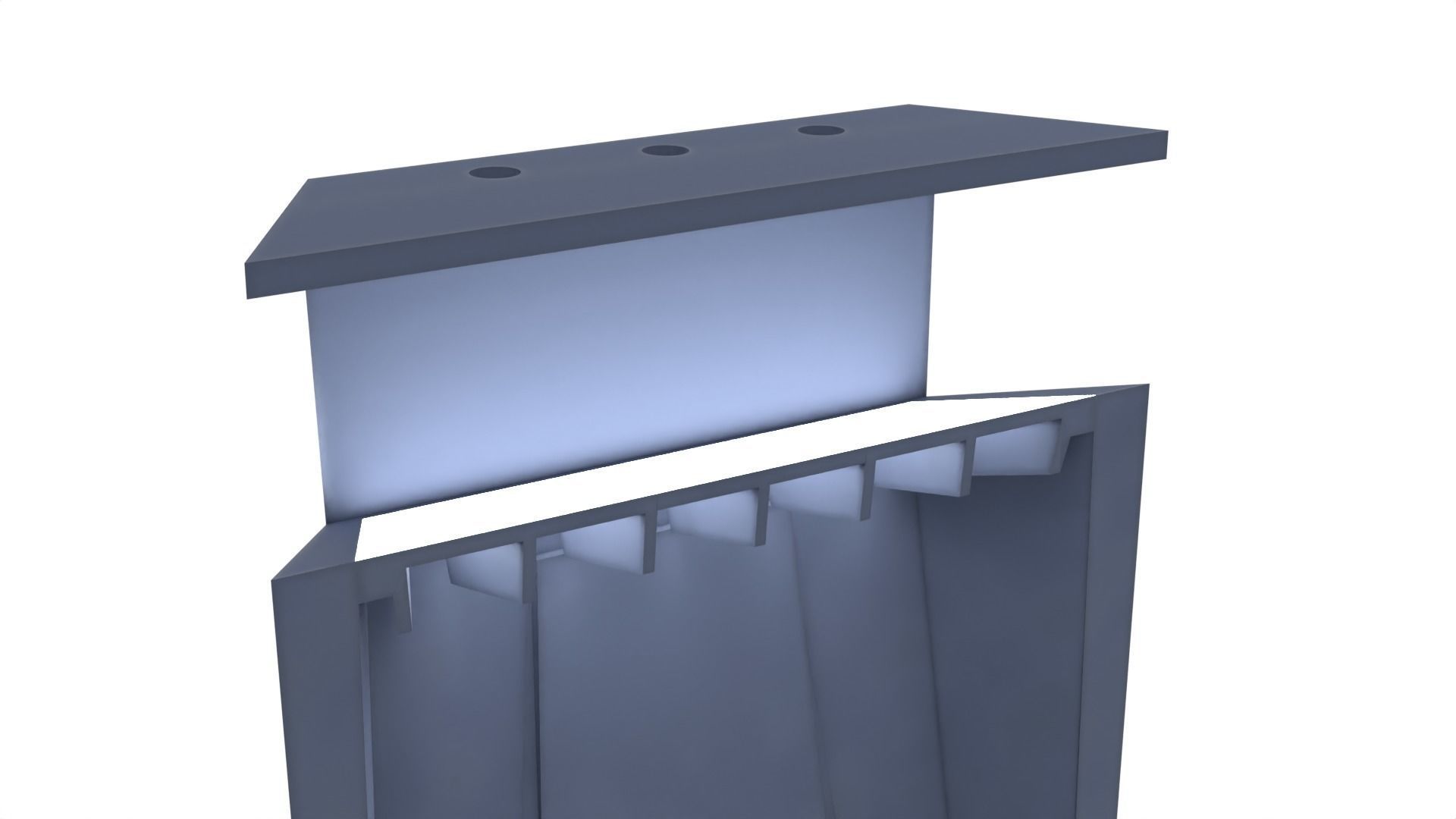 Set 6 - Death Star Conference Room 1-12 scale Blackseries  3D print model_25