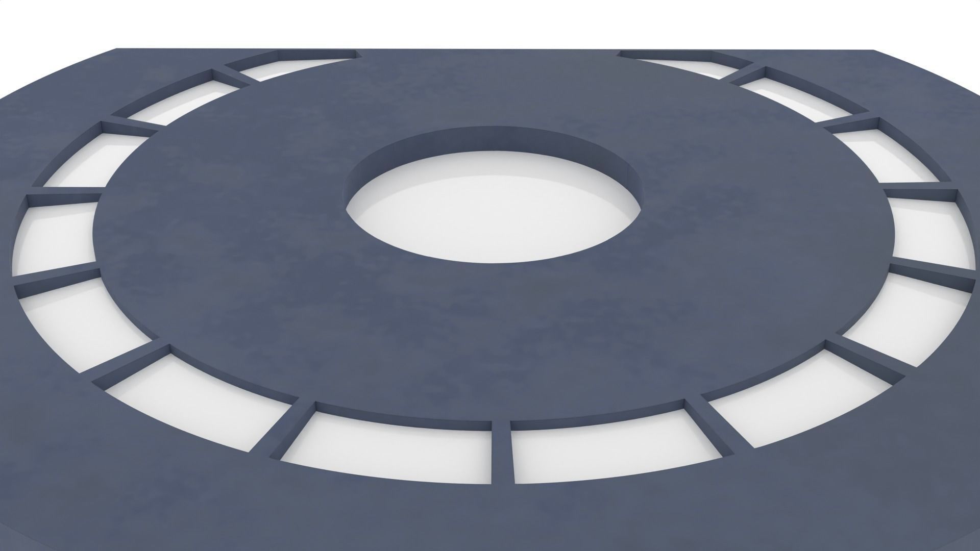 Set 6 - Death Star Conference Room 1-12 scale Blackseries  3D print model_56