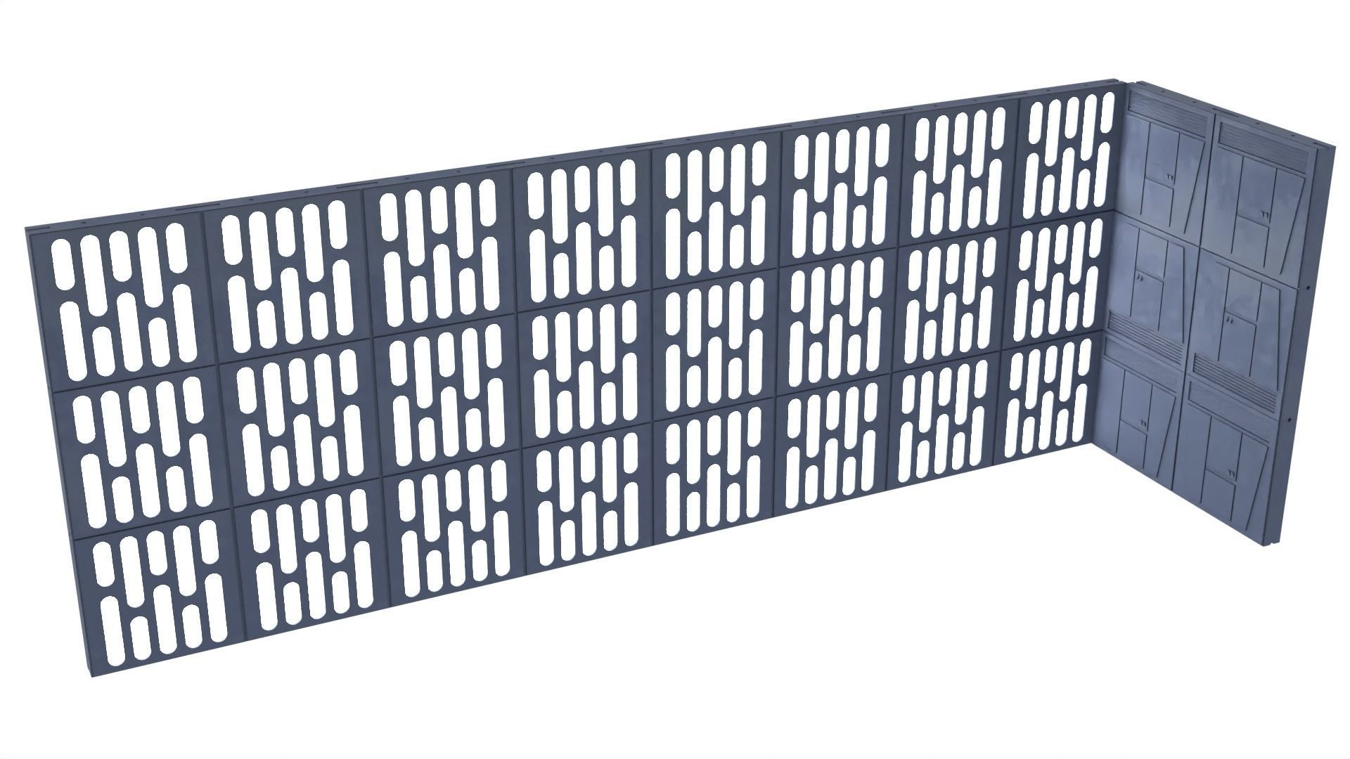Set 6 - Death Star Conference Room 1-18 scale Kenner-Hasbro 3D print model_51