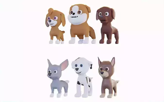cute cartoon dogs toy cute collection