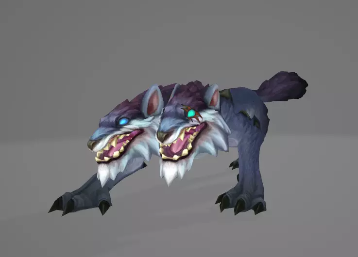 Wolf Model Rigging Free low-poly 3D model