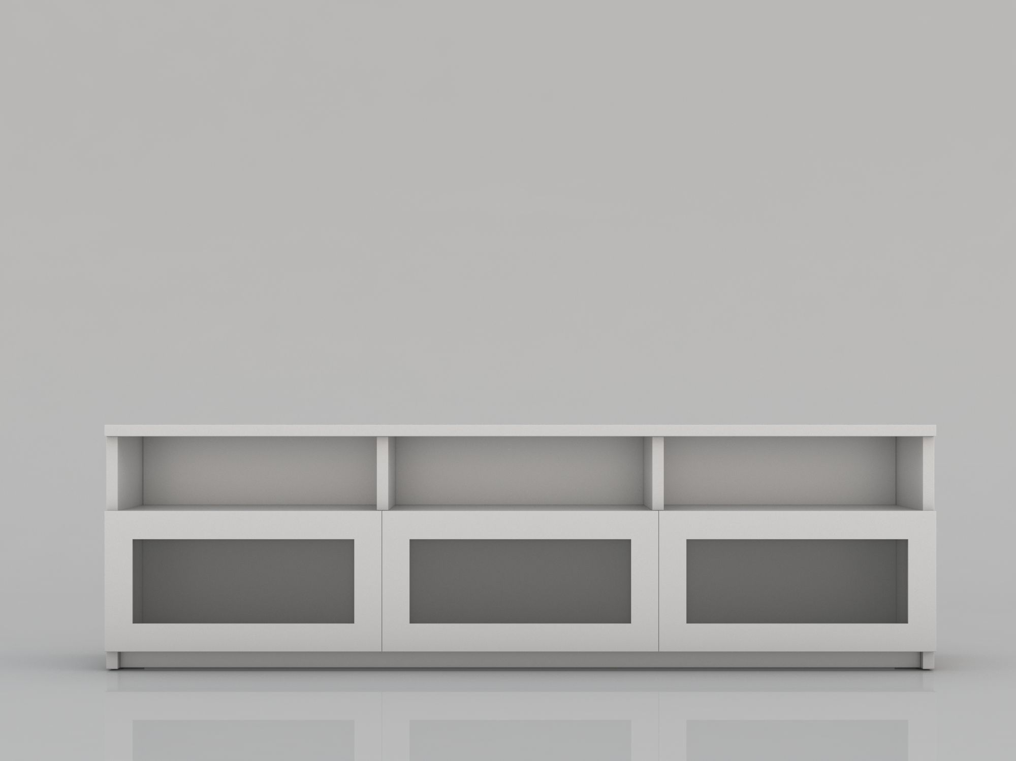 BRIMNES TV bench 3D model_1