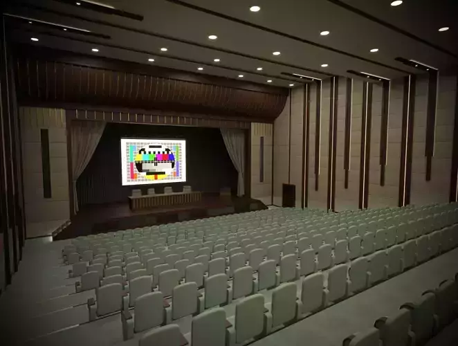 Convention Hall Design 2 3D model
