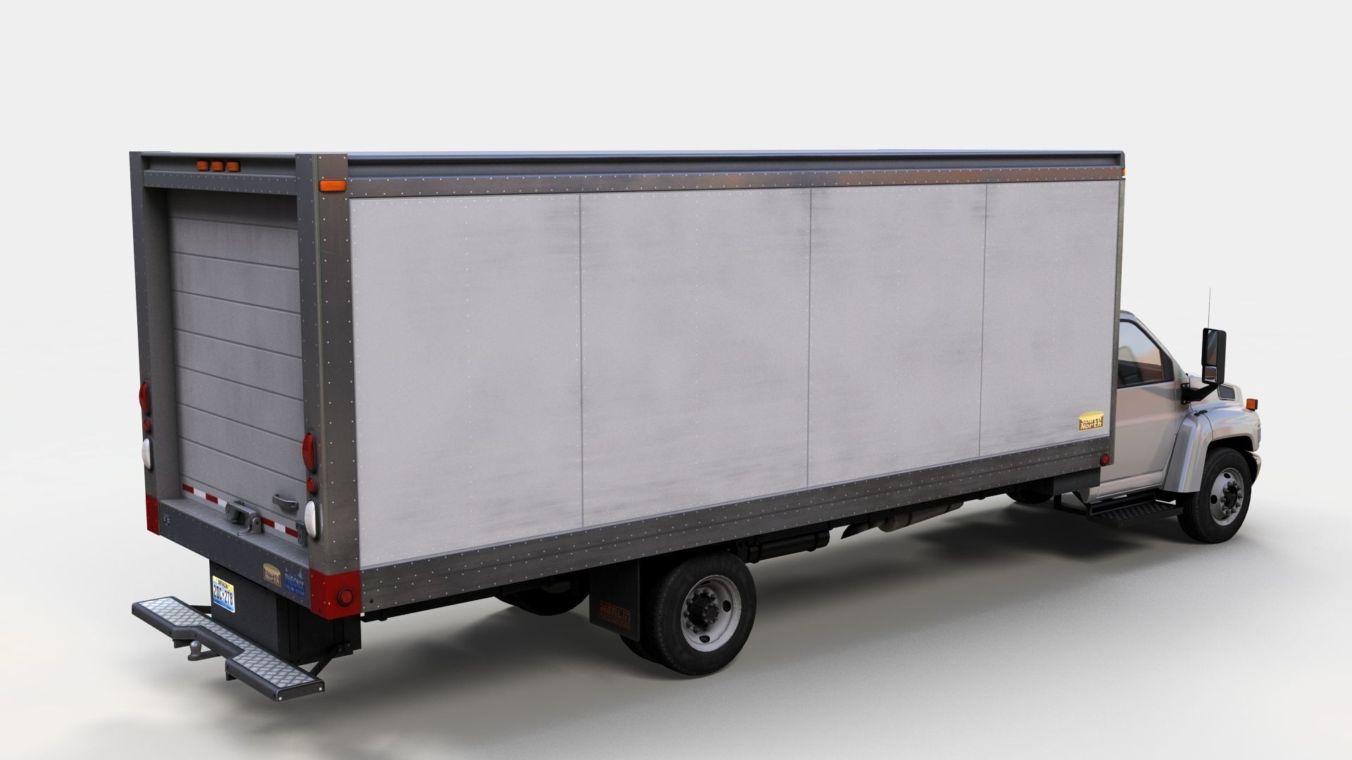 3D model Generic box truck VR / AR / low-poly | CGTrader
