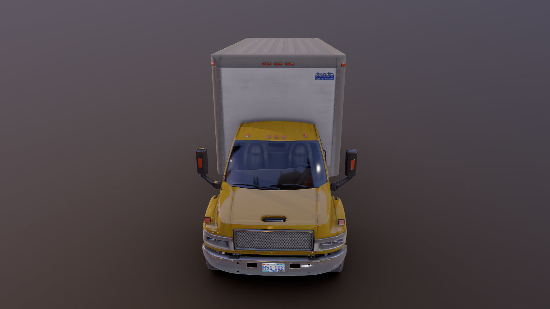 3D model Generic box truck VR / AR / low-poly | CGTrader