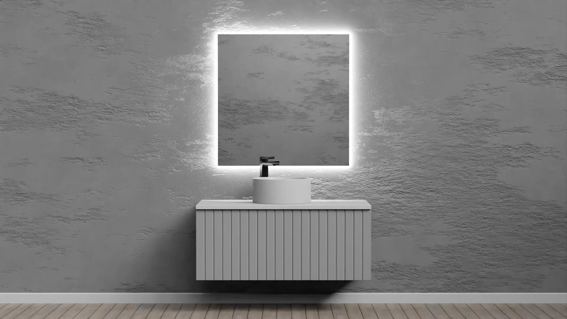 Modern Bathroom Furniture made in blender Free 3D model