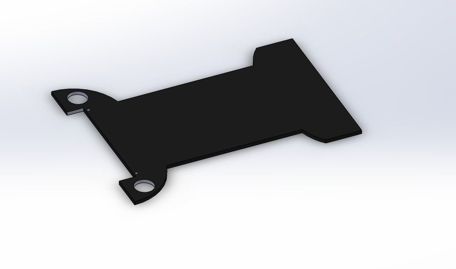 line follower body 3D print model_2