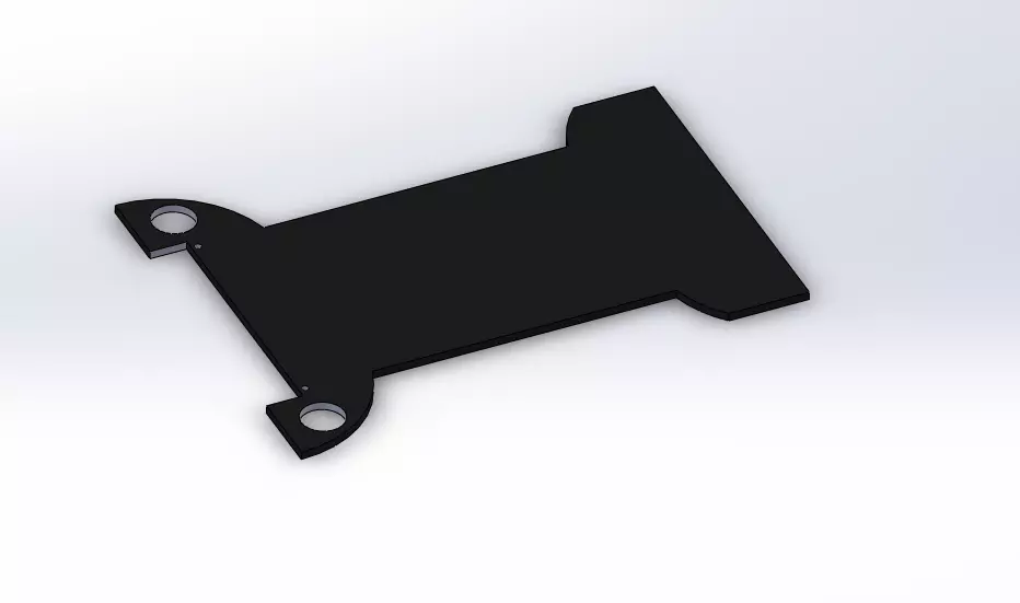 line follower body 3D print model_0