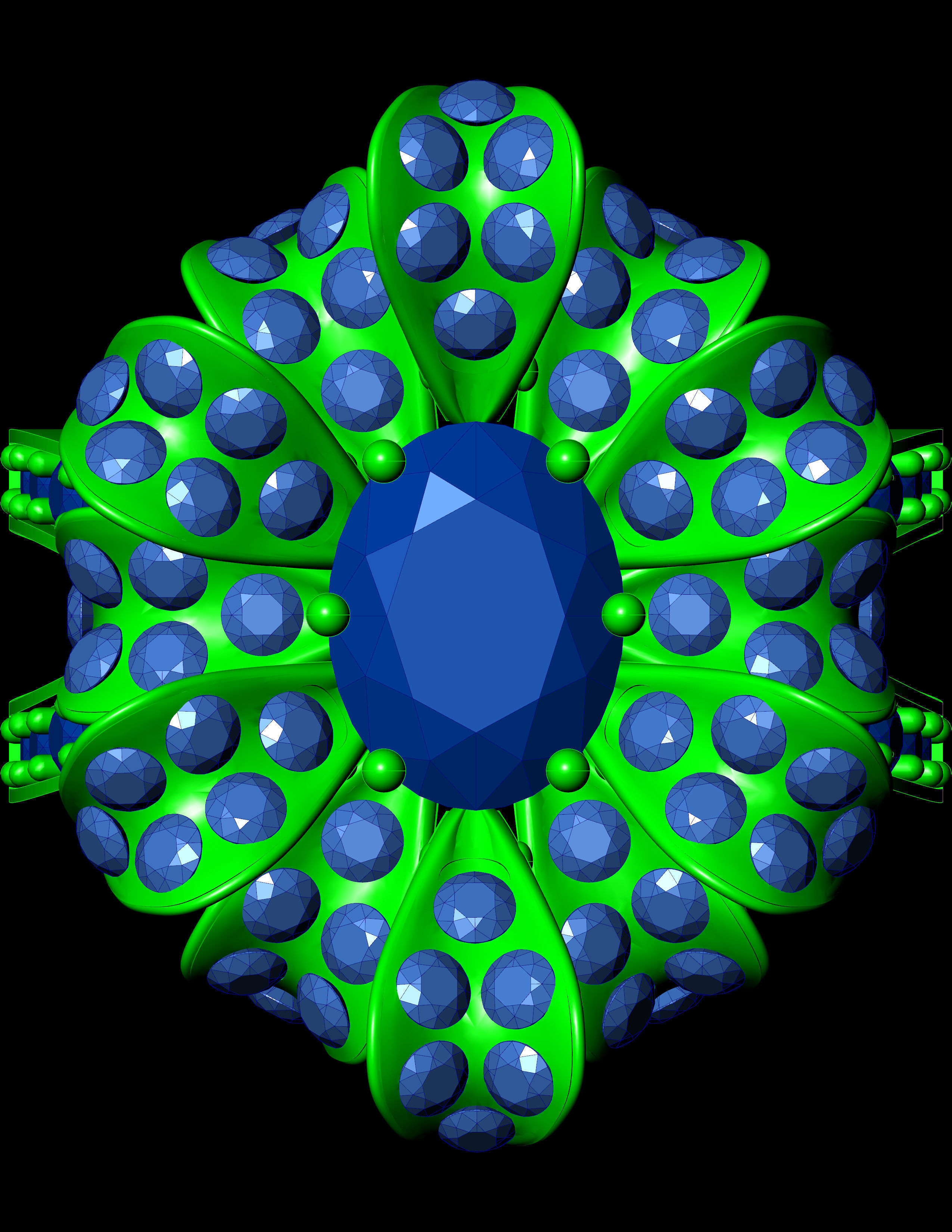 Special Ring A39 3D print model_10