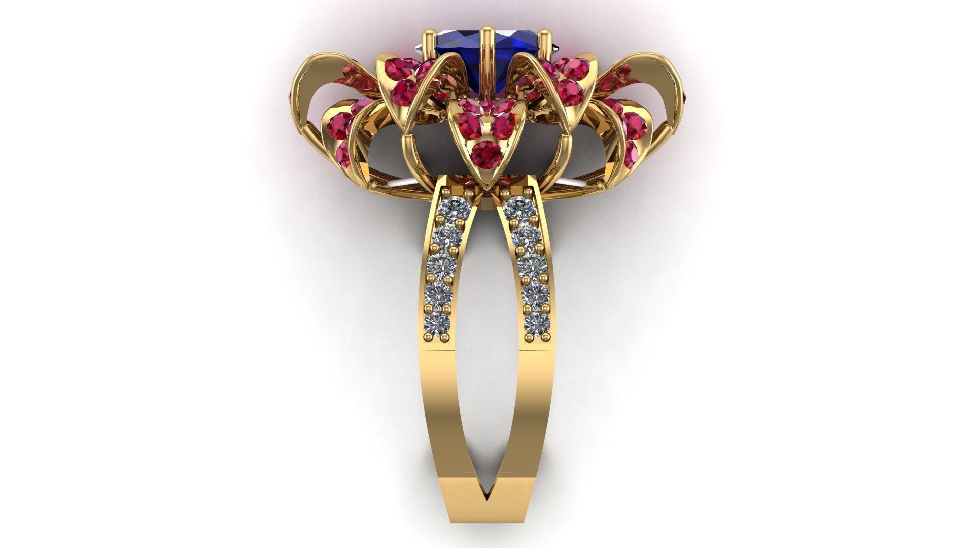 Special Ring A39 3D print model_4