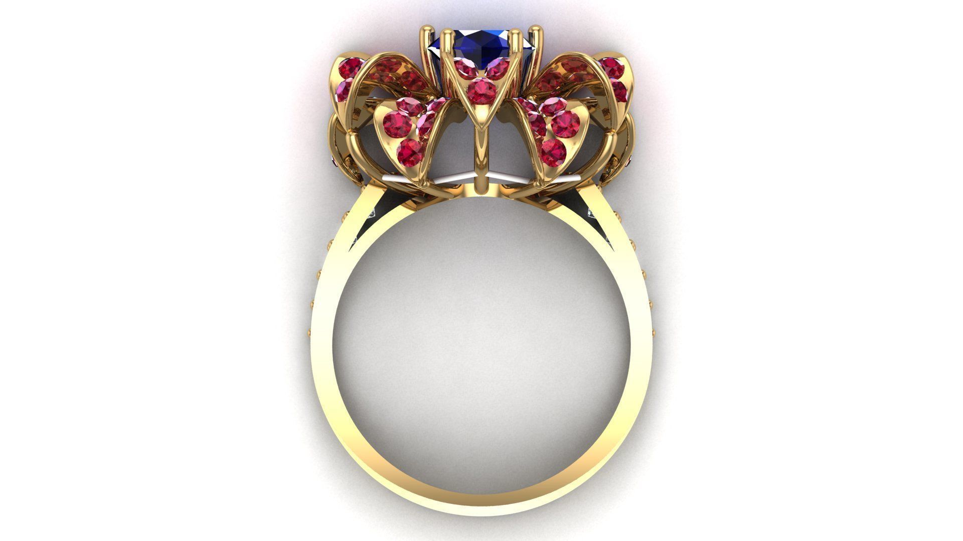 Special Ring A39 3D print model_3