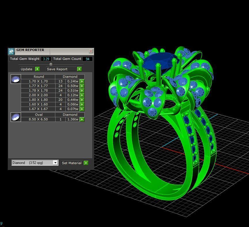 Special Ring A39 3D print model_13