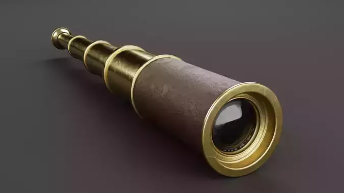Vintage Brass Spyglass