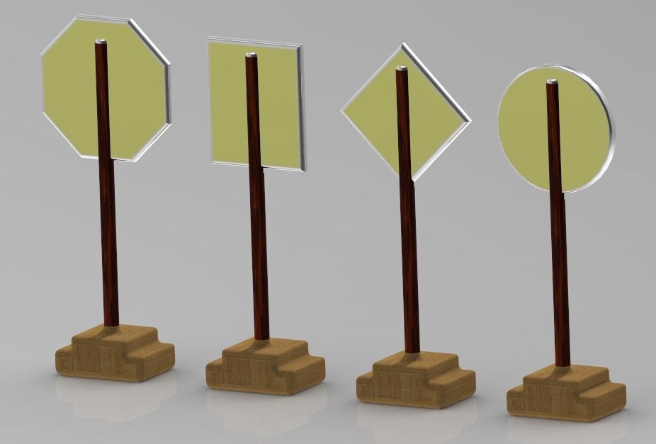 sign board in road road signs traffic sign board sign board  3D model_9