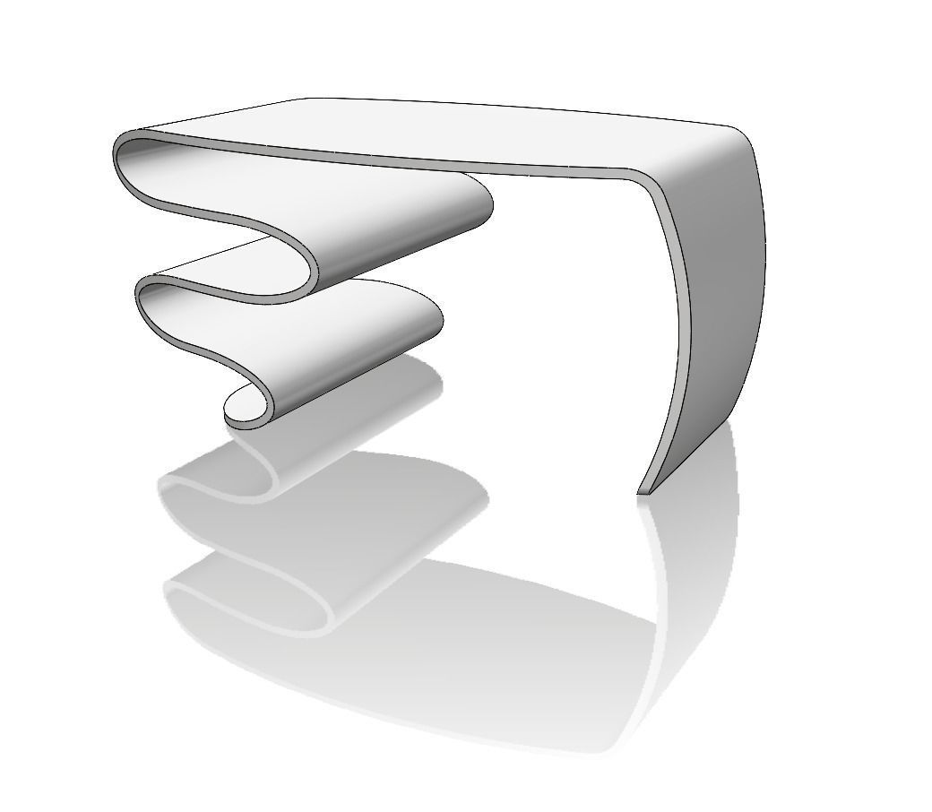 Newest table  3D print model_4