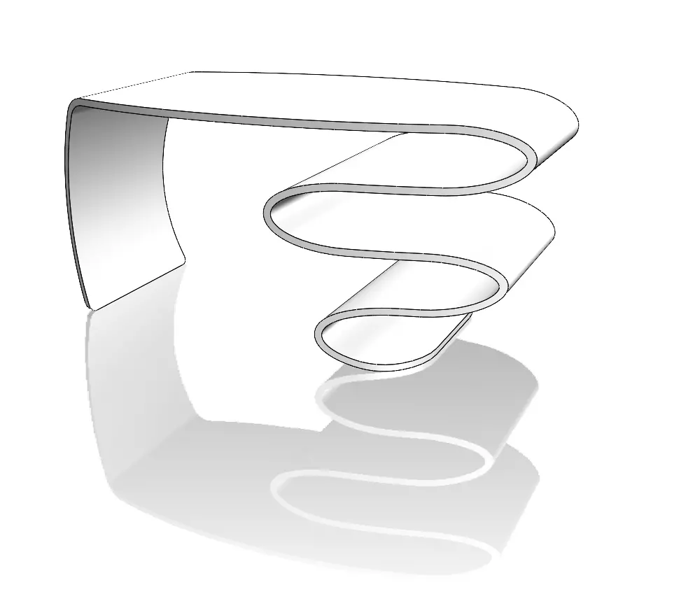 Newest table  3D print model_0