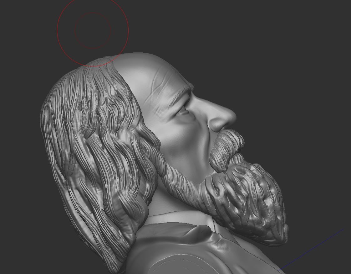 Alfred Tennyson 3D print model_7