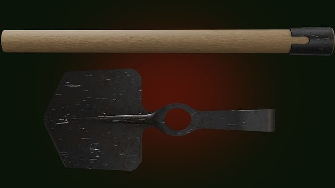 Implement Entrenching Pattern 1937 Low-poly 3D model Low-poly 3D model