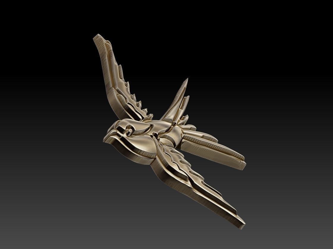 Tattoo Bird 3D print model_6