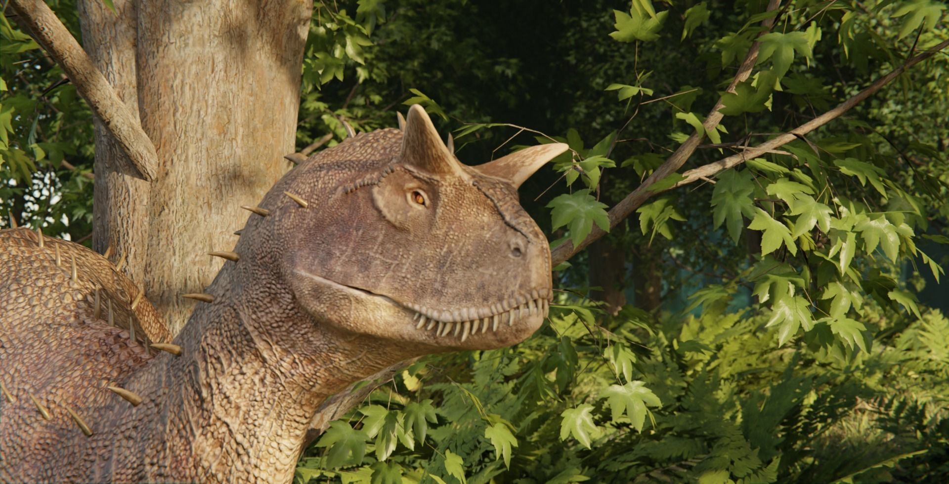 Monster Carnotaurus - Prehistoric Dinosaur Low-poly 3D model_29