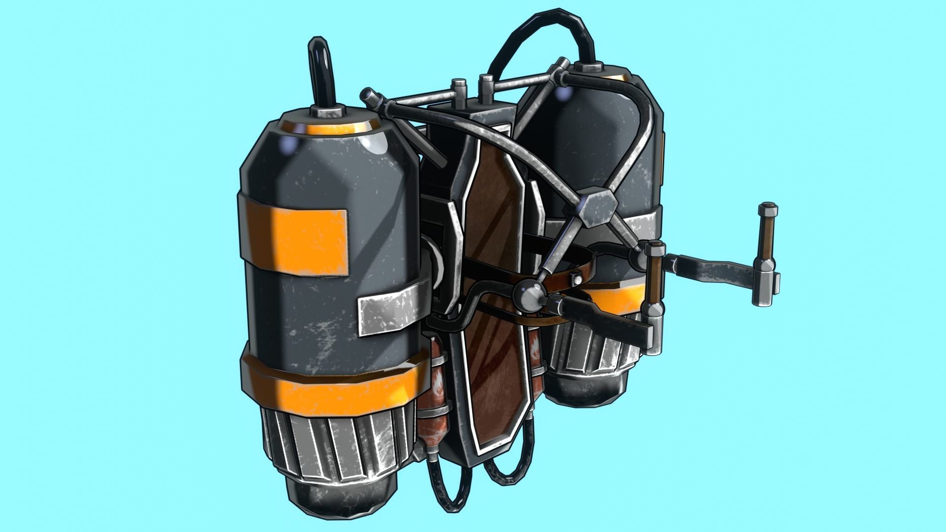 3D model Jetpack v1 VR / AR / low-poly | CGTrader