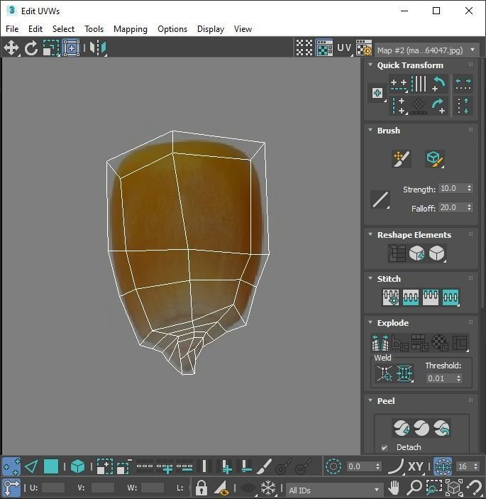Colored Corn Kernels Set 3D model_24