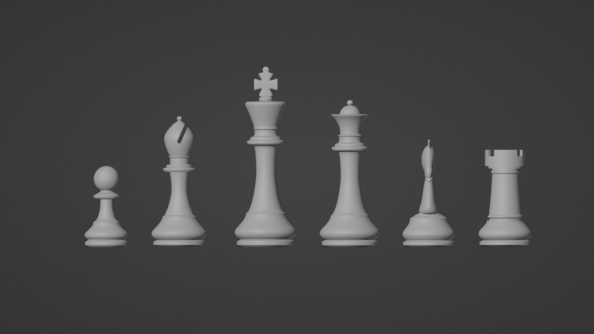 Chess Set 3D model_10