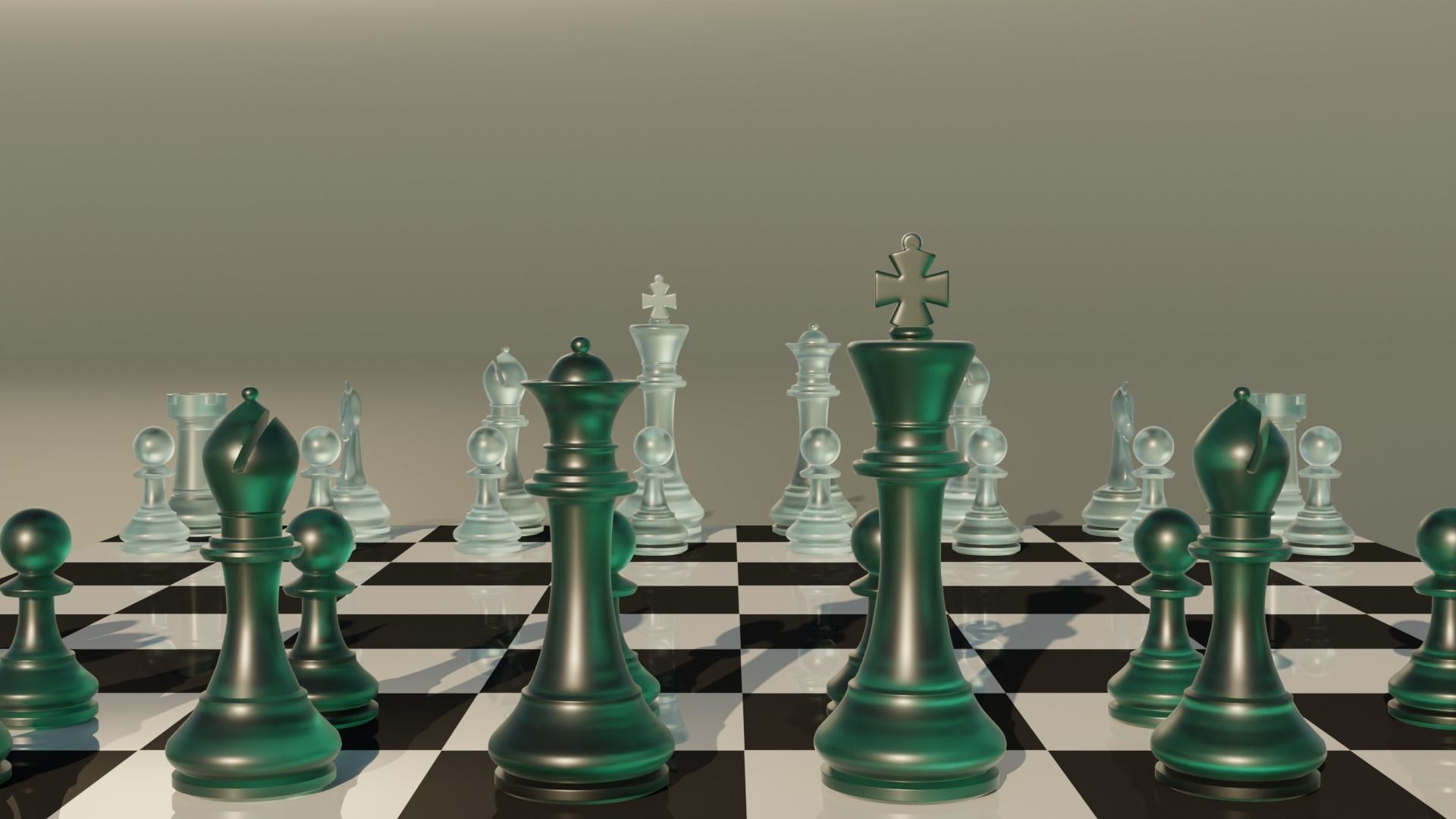 Chess Set 3D model_3