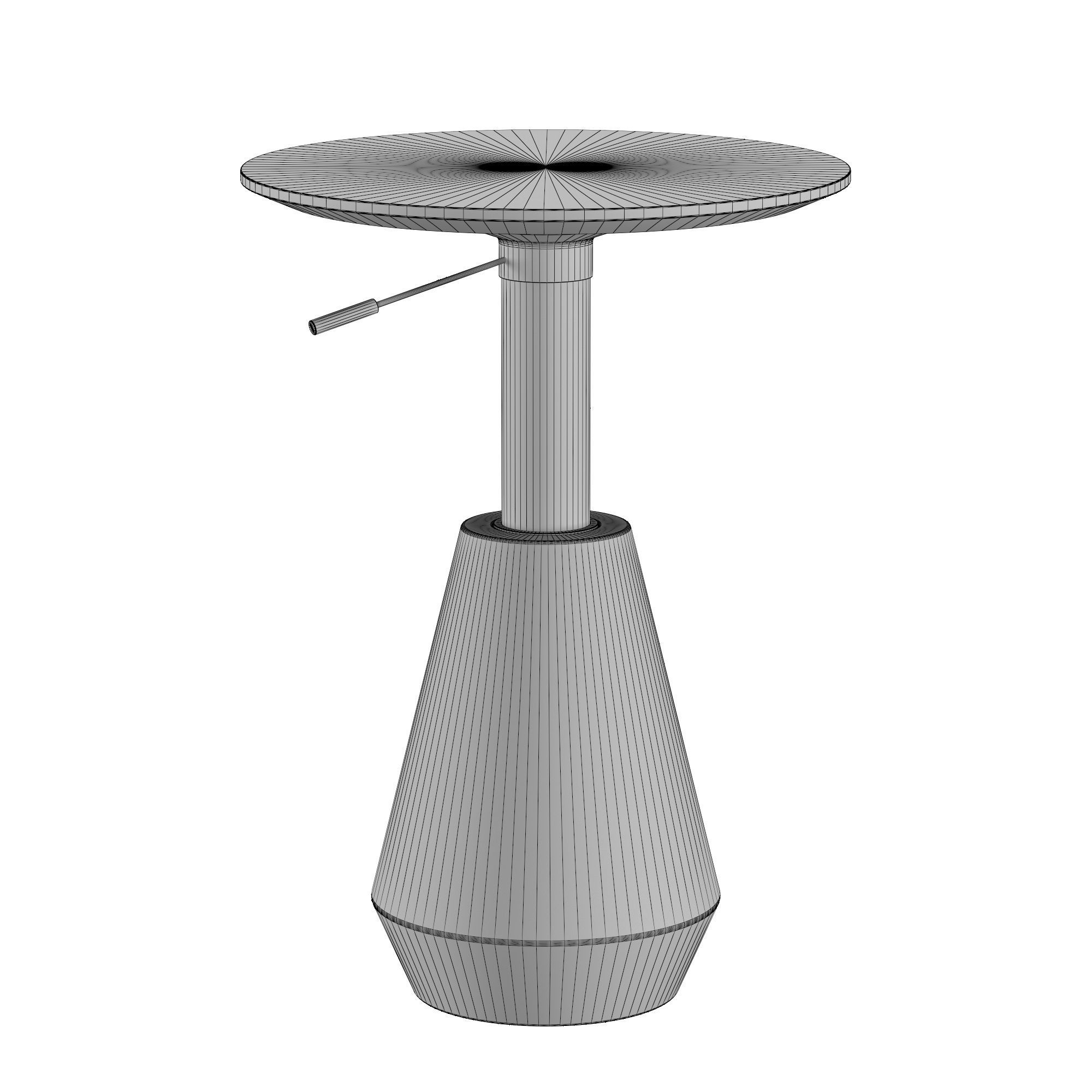 Tear Drop Table 55831 3D model_6