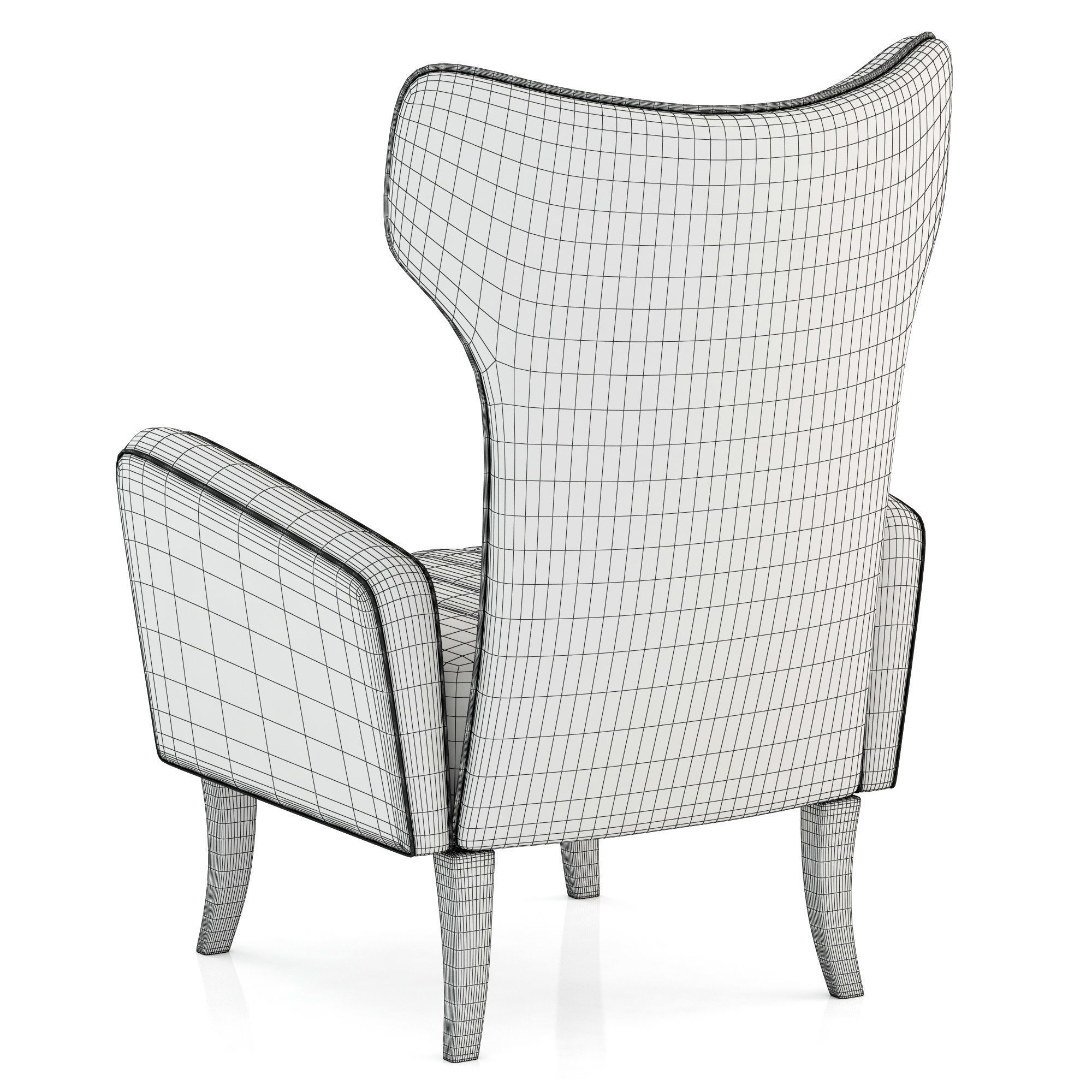 Brabbu Davis Chair 3D model_9