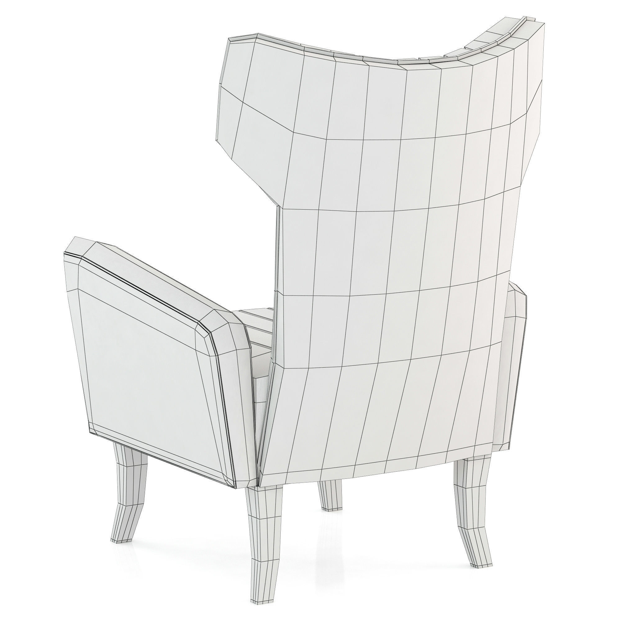 Brabbu Davis Chair 3D model_8